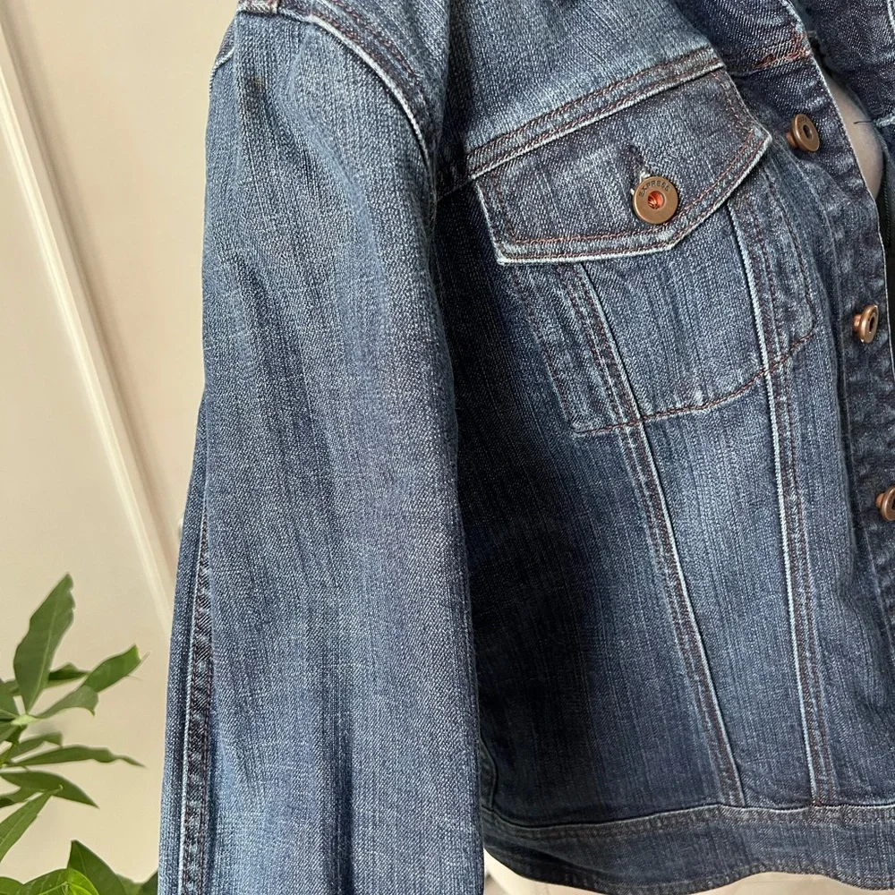 Express Dark Blue Denim Jacket - Picture 4 of 9